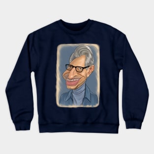 Jeff Goldblum caricature Crewneck Sweatshirt